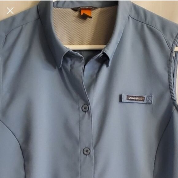 Eddie Bauer Camp/Hiking Sleeveless Shirt - Picture 2 of 10
